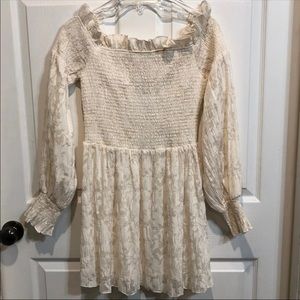 HerringsStone's Cream Dress sz L